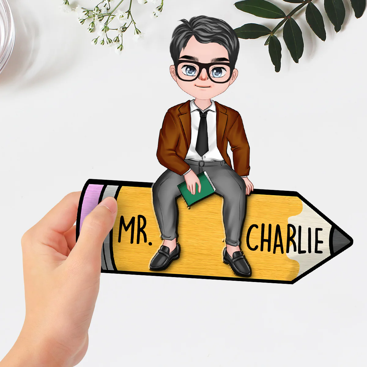 Teaching Is My Jam - Personalized Custom Wooden Plaque - Image 2