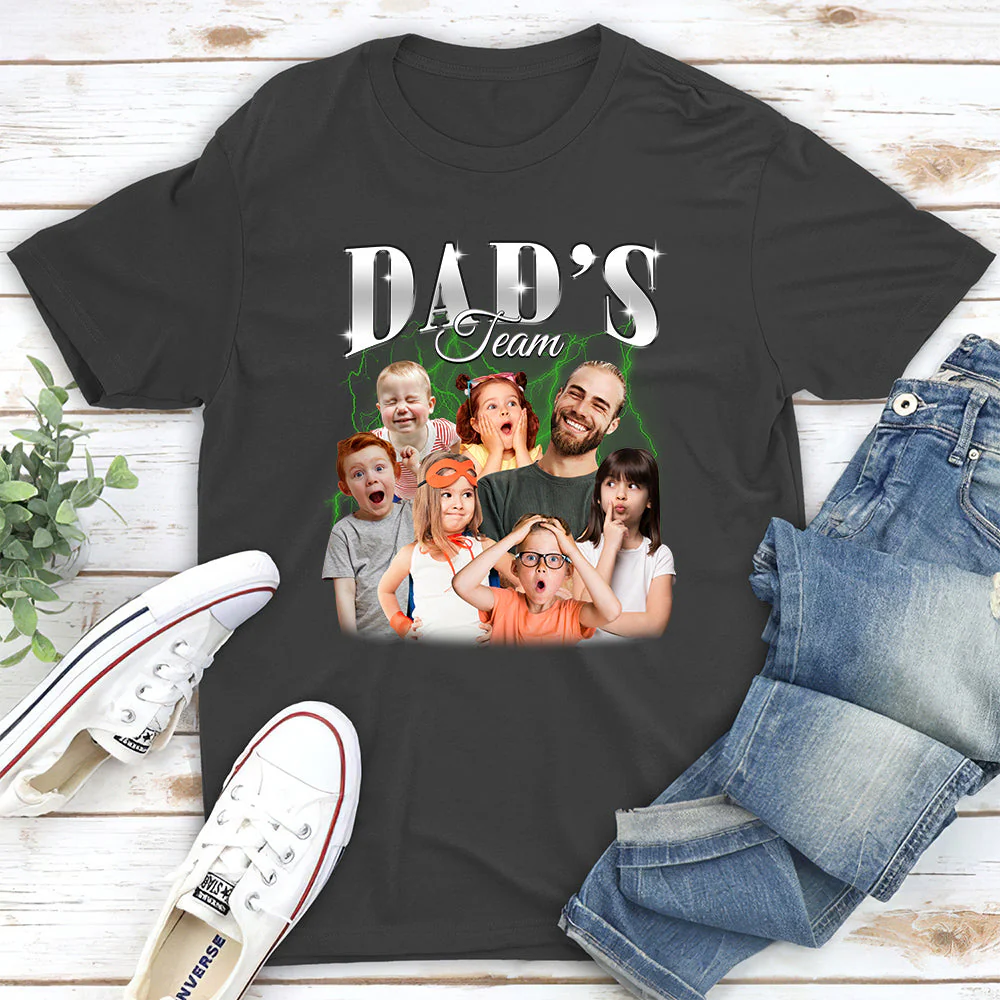 Team Of Daddy - Personalized Custom Shirt - Image 4