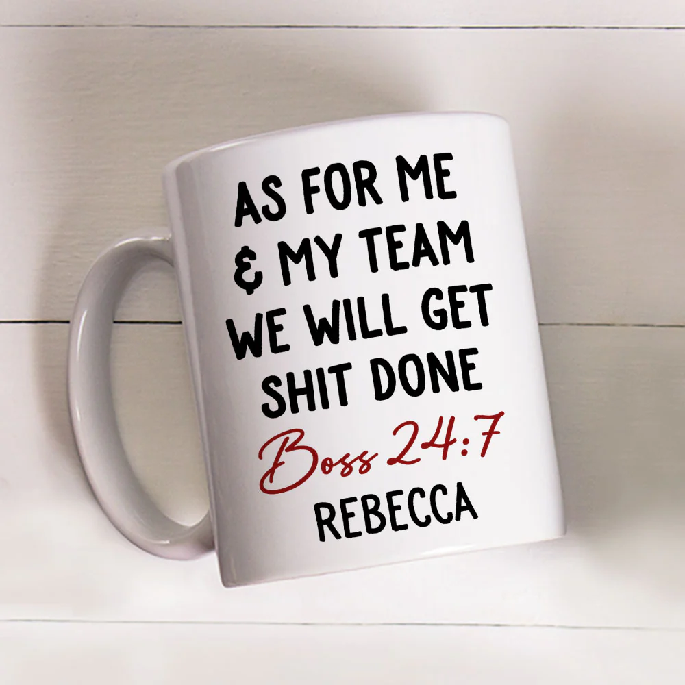Team Of Legends In Action - Personalized Custom Coffee Mug - Image 3