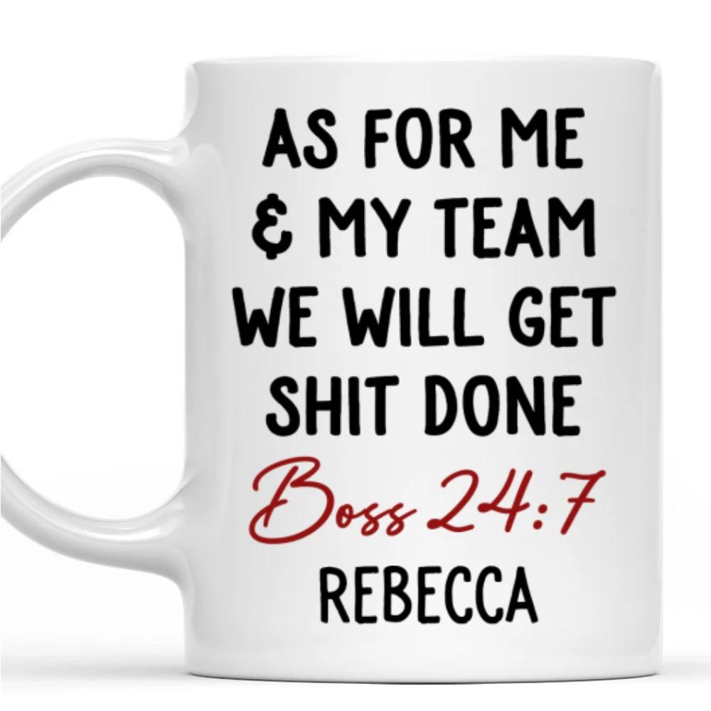 Team Of Legends In Action - Personalized Custom Coffee Mug - Image 7