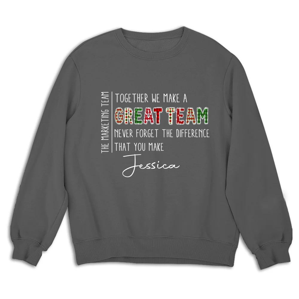 Teamwork Makes The Dream Work - Personalized Custom Shirt - Image 15