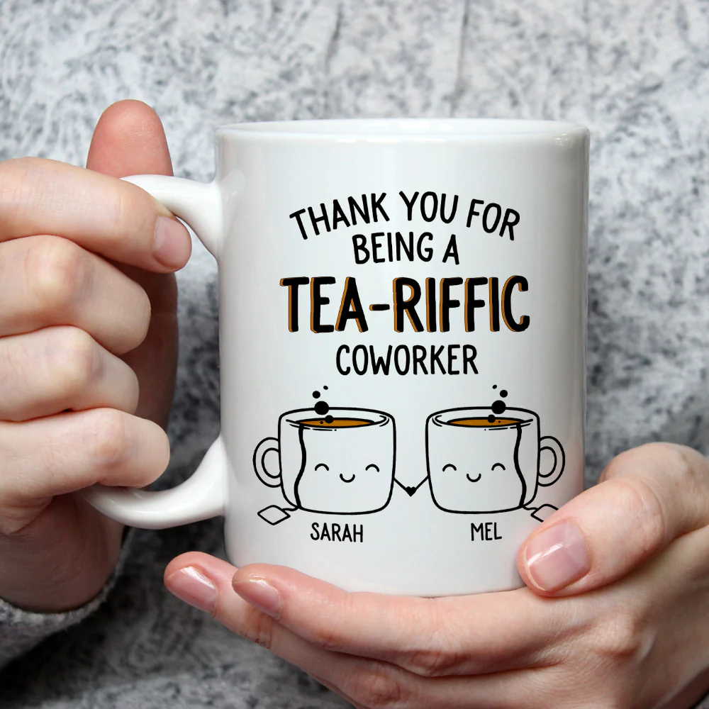 Teariffic Coworker - Personalized Custom Coffee Mug - Image 3