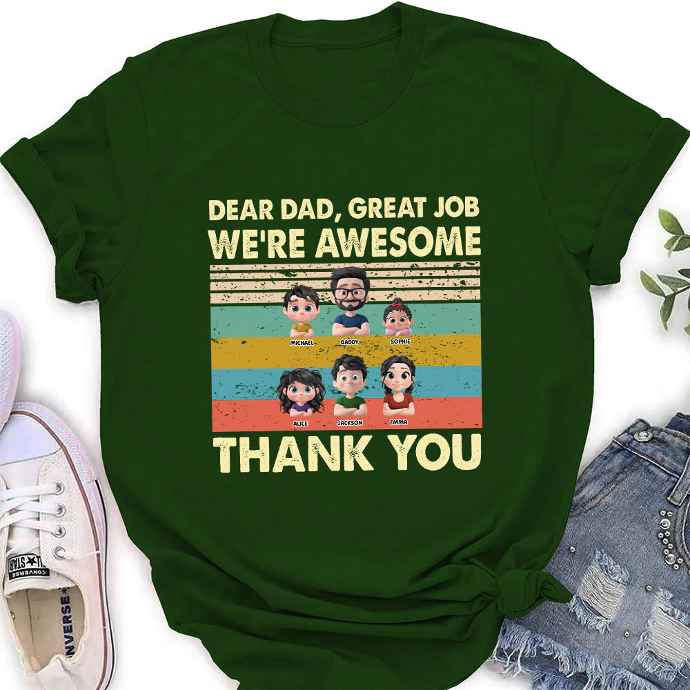 Thank You Dad - Personalized Custom Shirt - Image 14