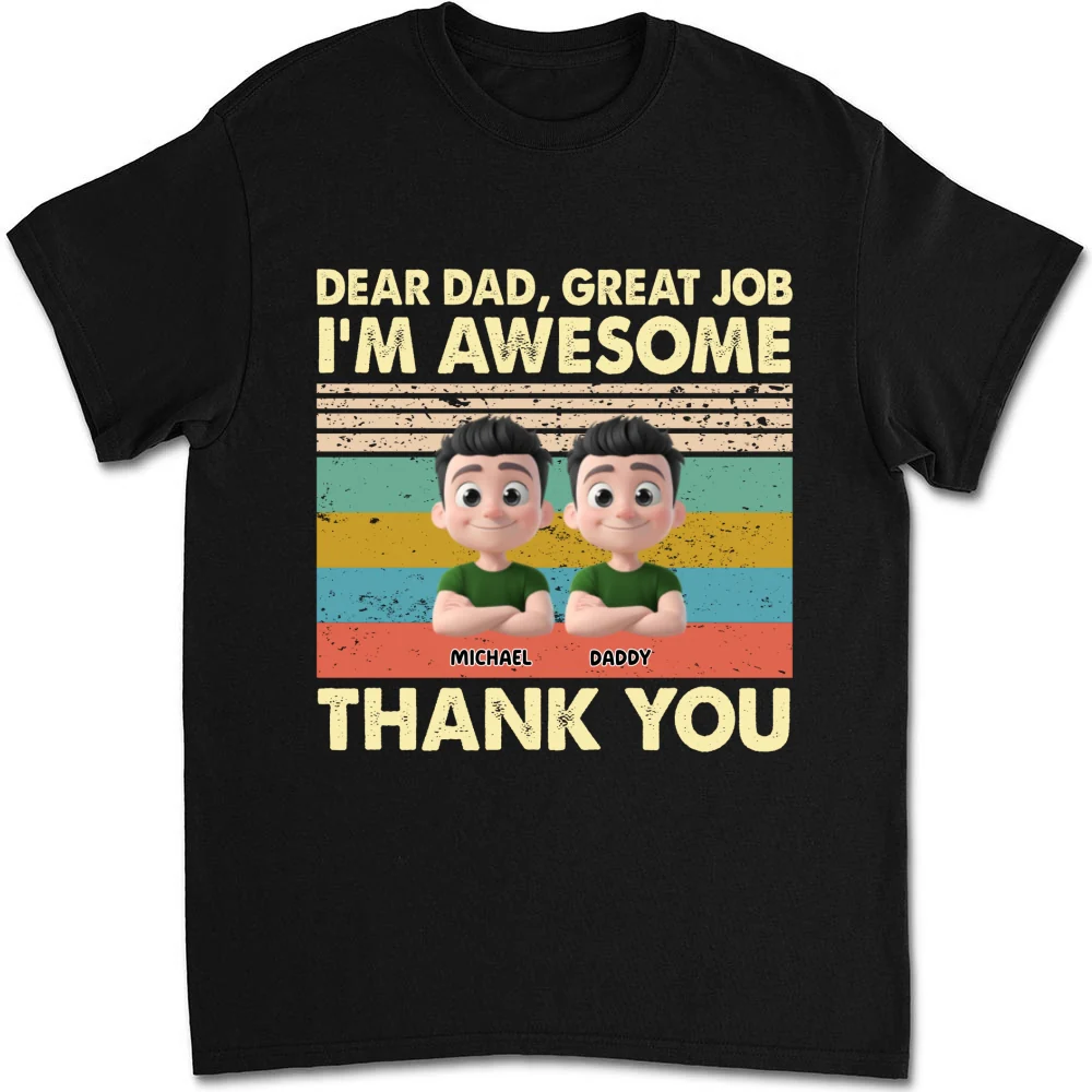 Thank You Dad - Personalized Custom Shirt - Image 17