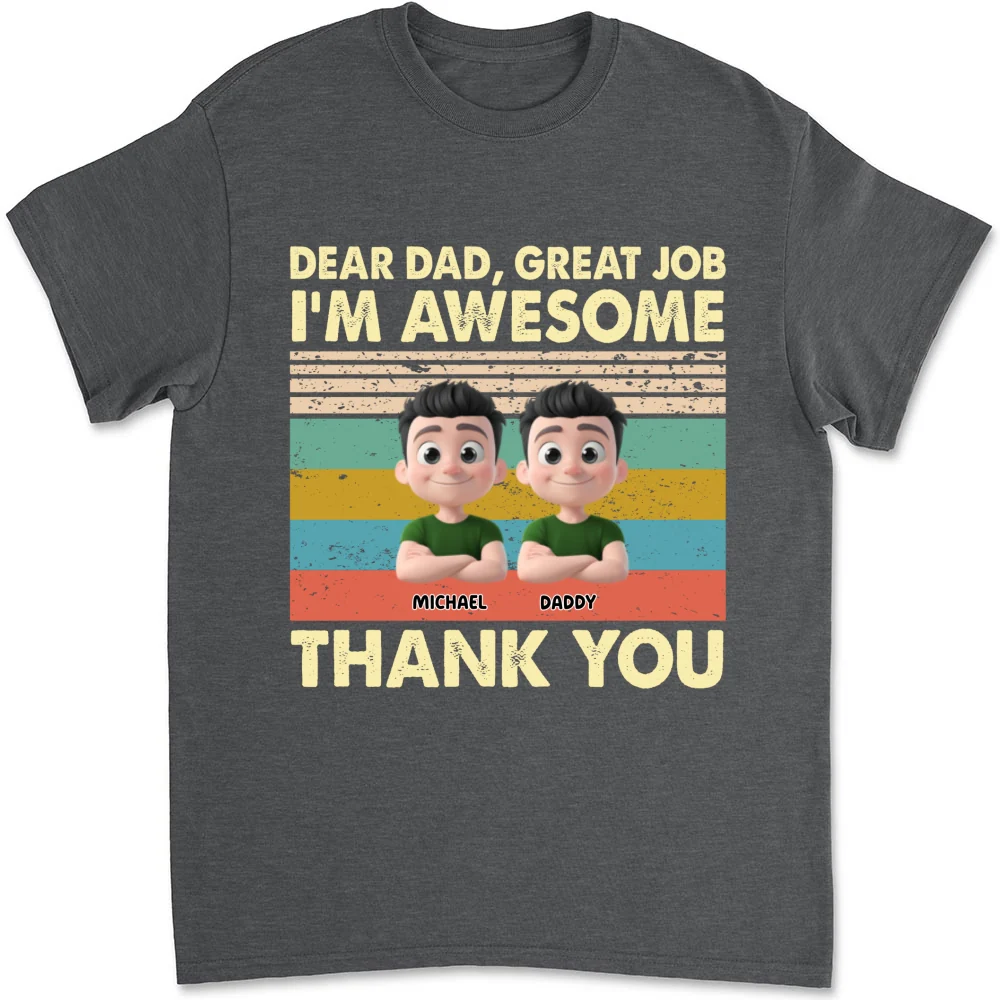 Thank You Dad - Personalized Custom Shirt - Image 18