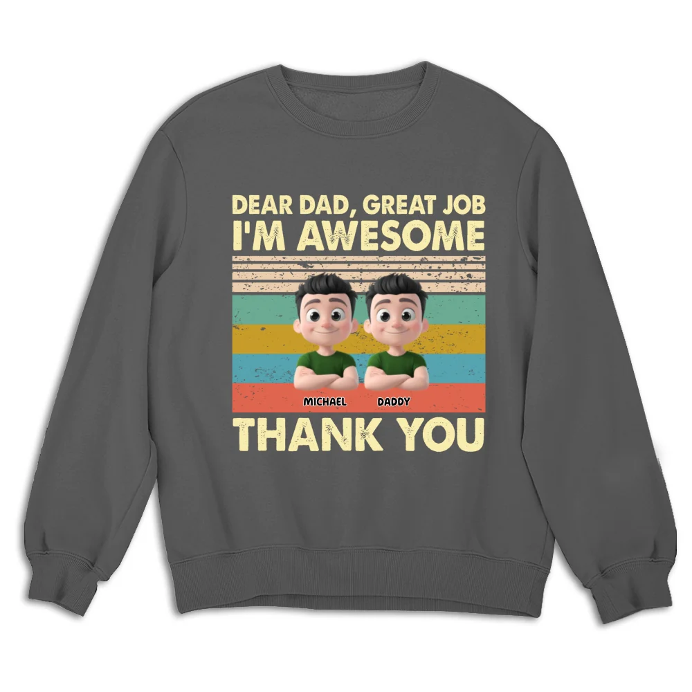 Thank You Dad - Personalized Custom Shirt - Image 25