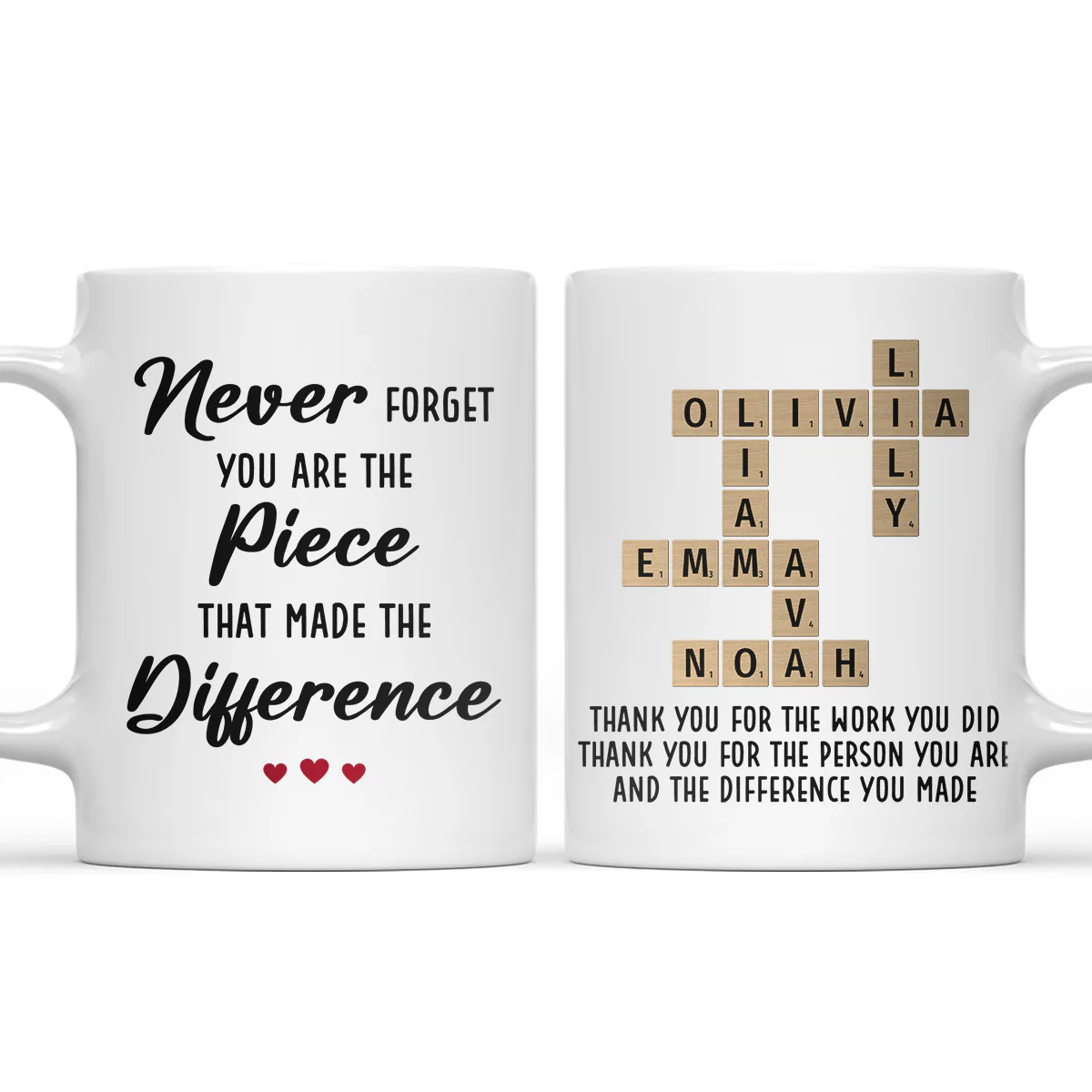 Thank You For All - Personalized Custom Coffee Mug