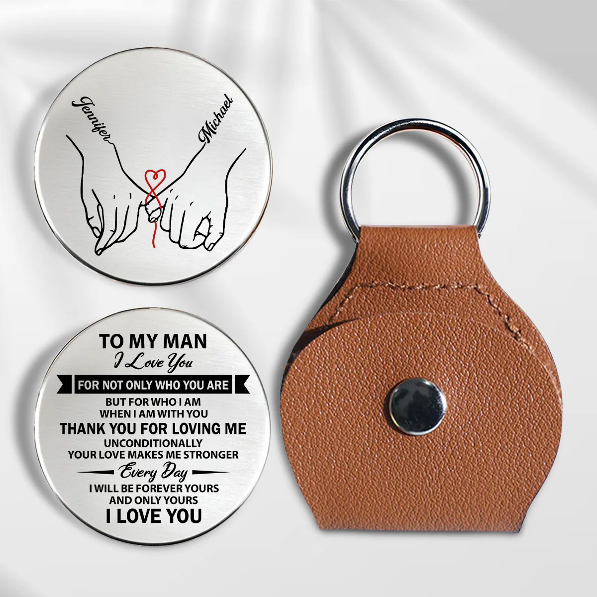 Thank You For Loving Me - Personalized Custom Pocket Hug