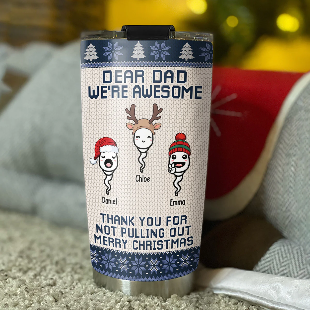 Thank You For Not Pulling Out - Personalized Custom Tumbler - Image 4