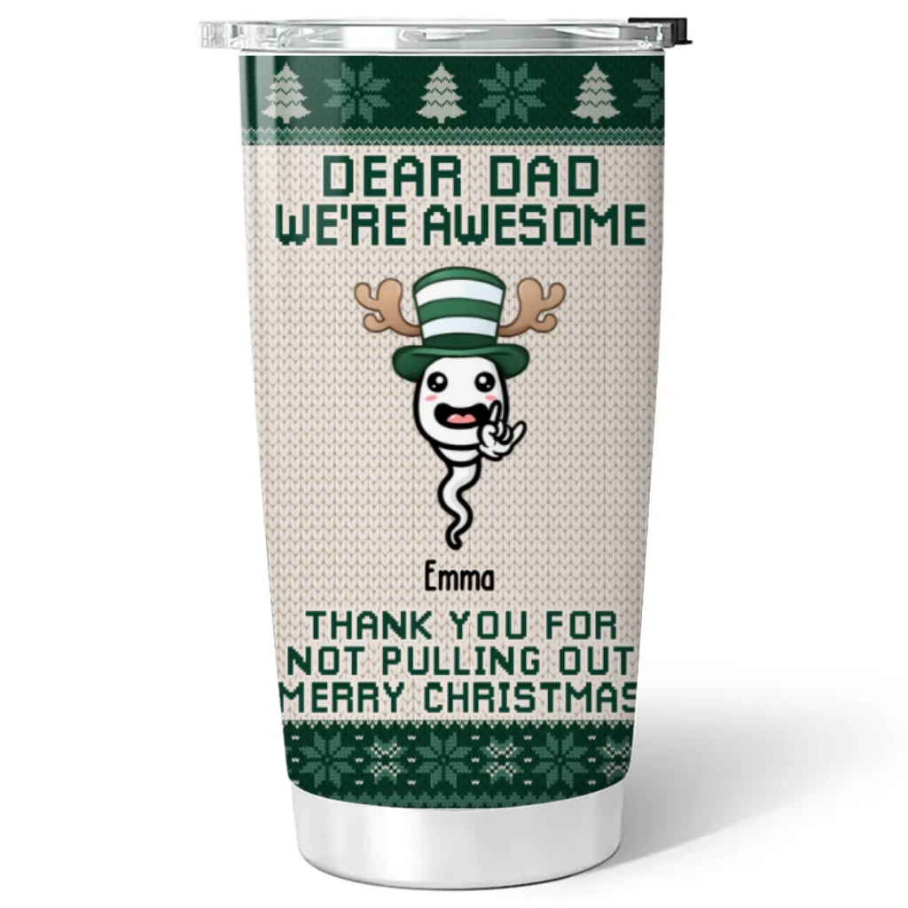 Thank You For Not Pulling Out - Personalized Custom Tumbler - Image 5