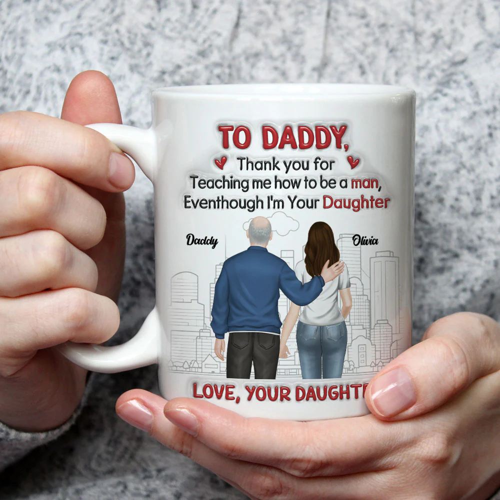 Thank You For Teaching Me - Personalized Custom 3D Inflated Effect Mug - Image 3