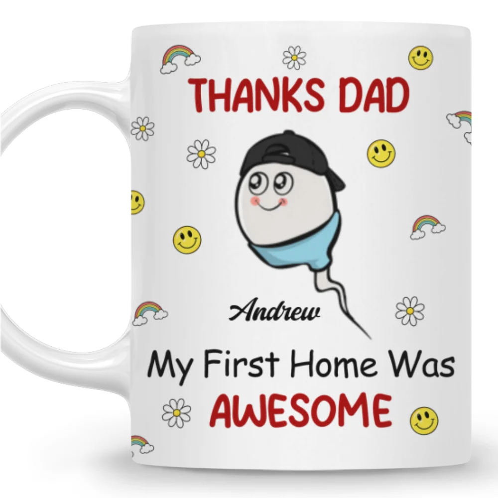 Thanks Dad - Personalized Custom Coffee Mug - Image 8