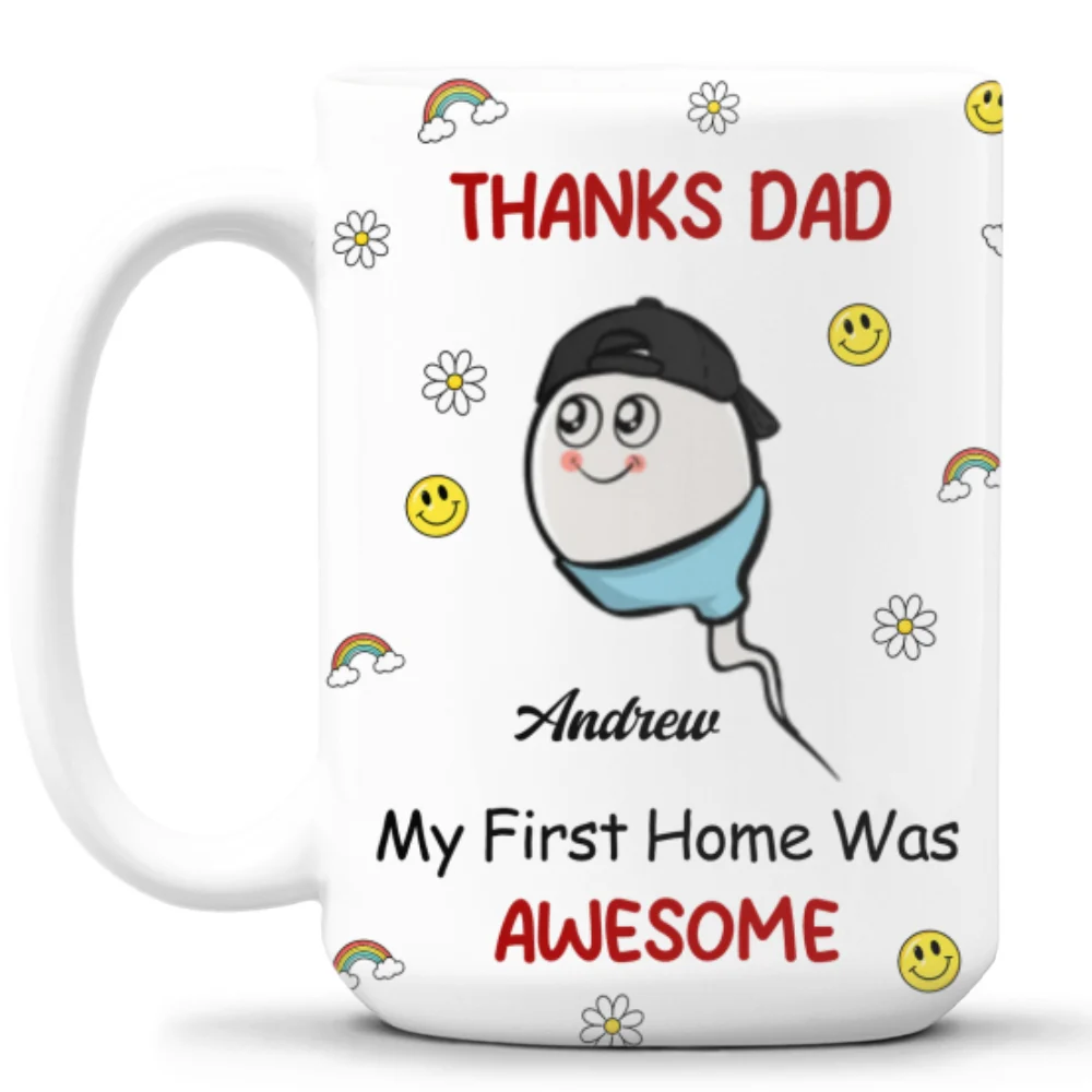 Thanks Dad - Personalized Custom Coffee Mug - Image 9