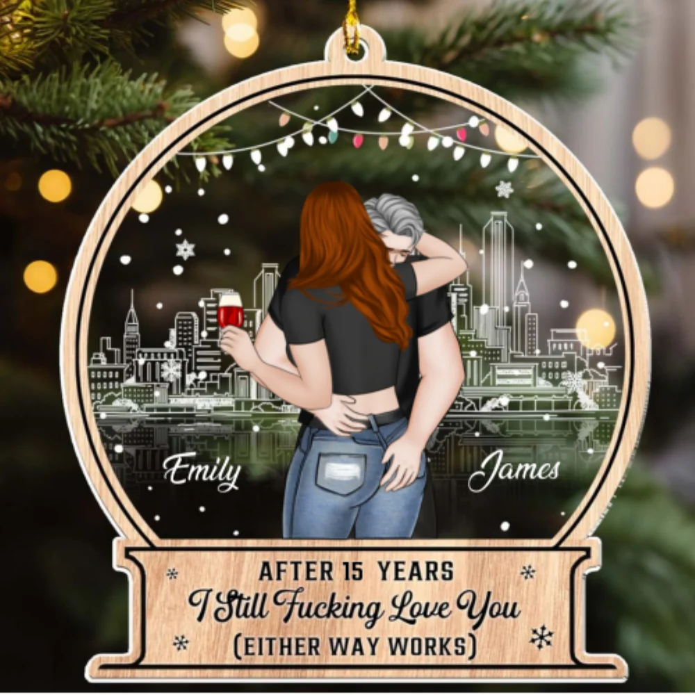 Thanks For All - Personalized Custom Acrylic Ornament - Image 6