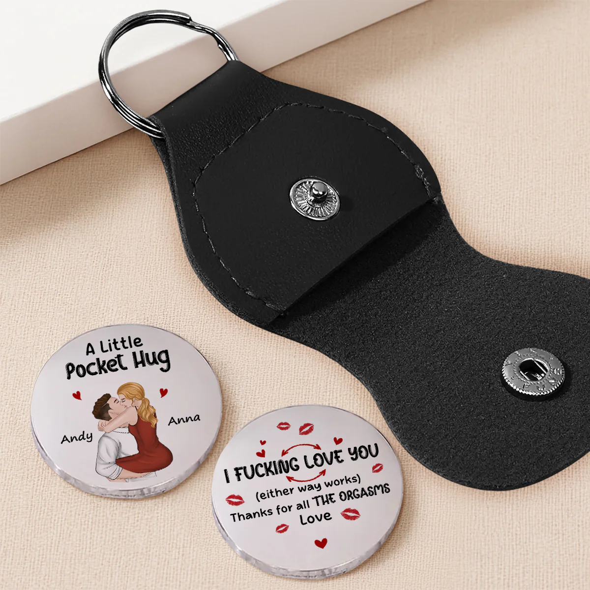Thanks For All The Things You Did - Personalized Custom Pocket Hug - Image 2