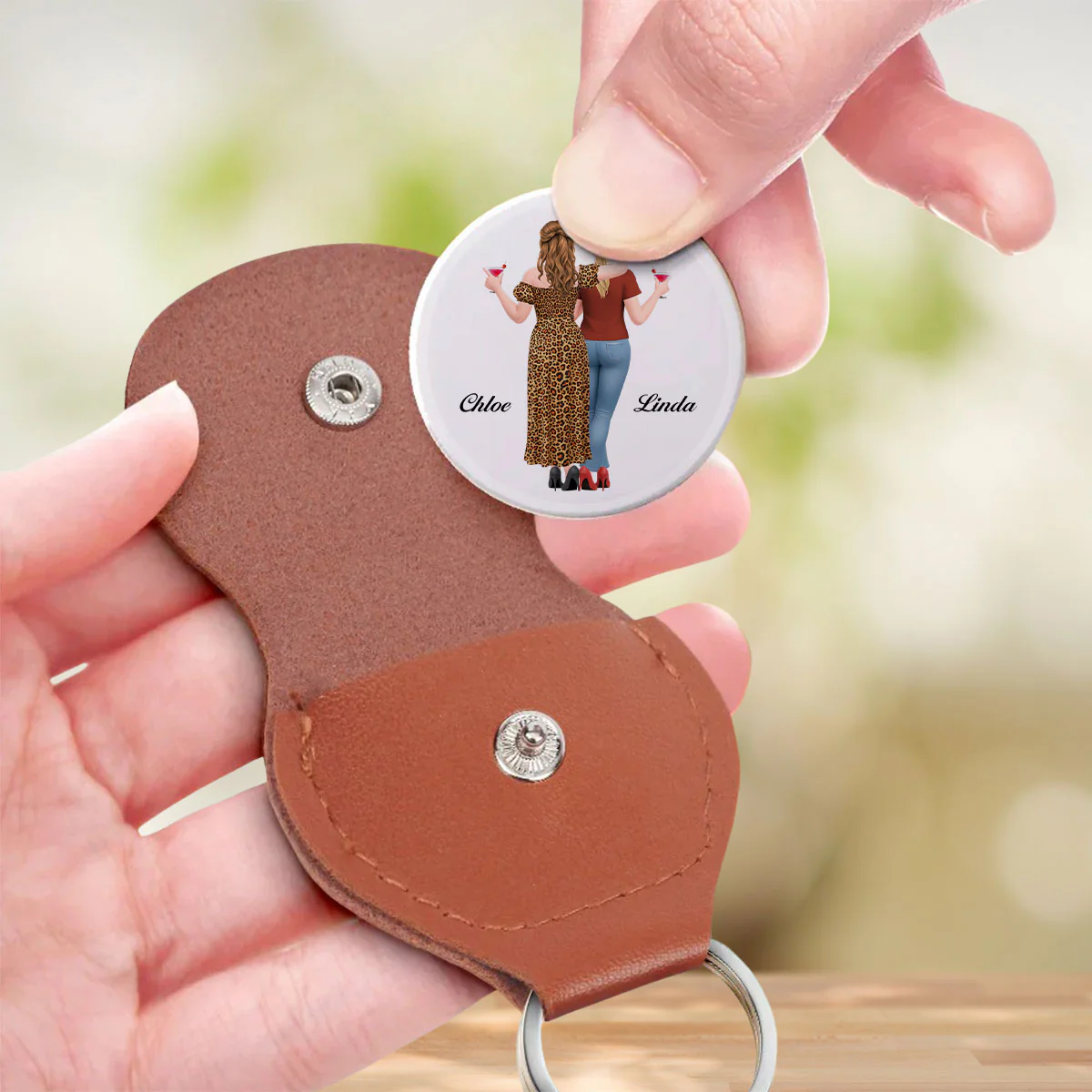 Thanks For Always Standing By My Side - Personalized Custom Pocket Hug - Image 3