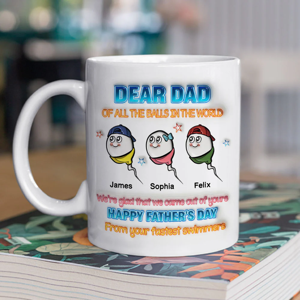 Thanks For Bringing Us Into The World  - Personalized Custom 3D Inflated Effect Mug - Image 2