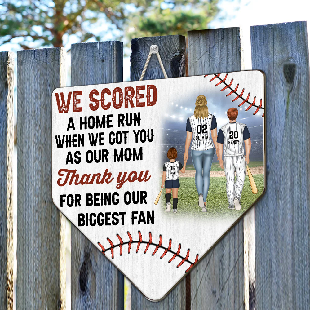 Thanks For Cheering Us On - Personalized Custom Wood Sign - Image 5
