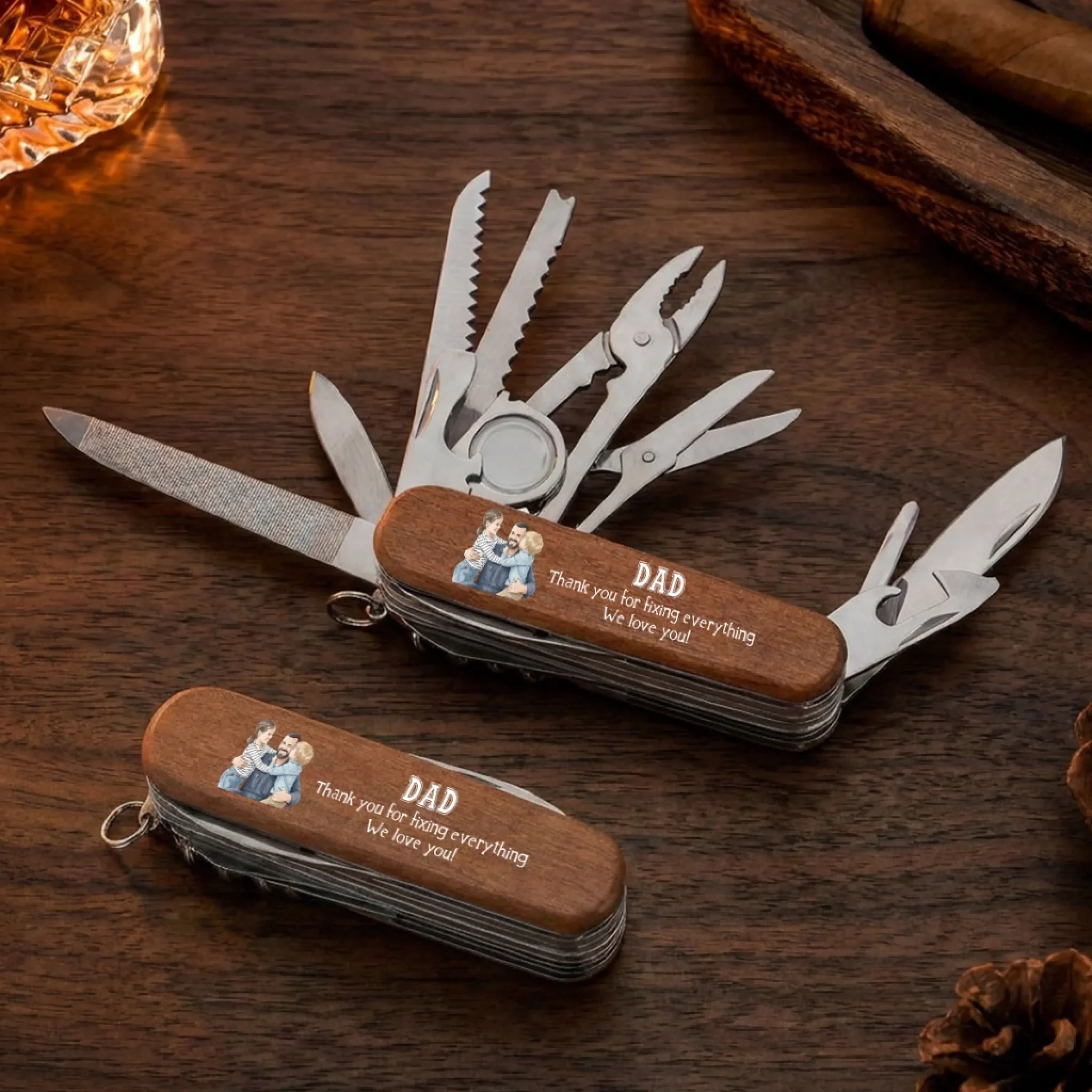 Thanks For Fixing It All - Personalized Custom Pocket Multi Tool - Image 3