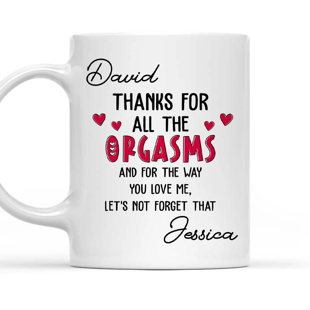 Thanks For Loving Me Daily - Personalized Custom Coffee Mug