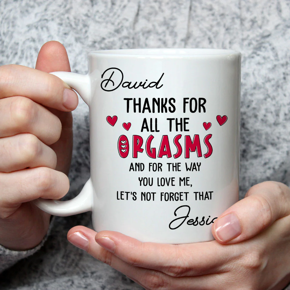 Thanks For Loving Me Daily - Personalized Custom Coffee Mug - Image 2