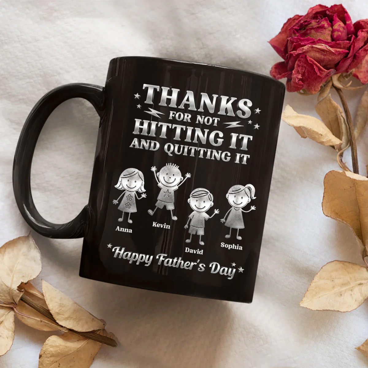 Thanks For Not Quitting It - Personalized Custom 3D Effect Mug - Image 4