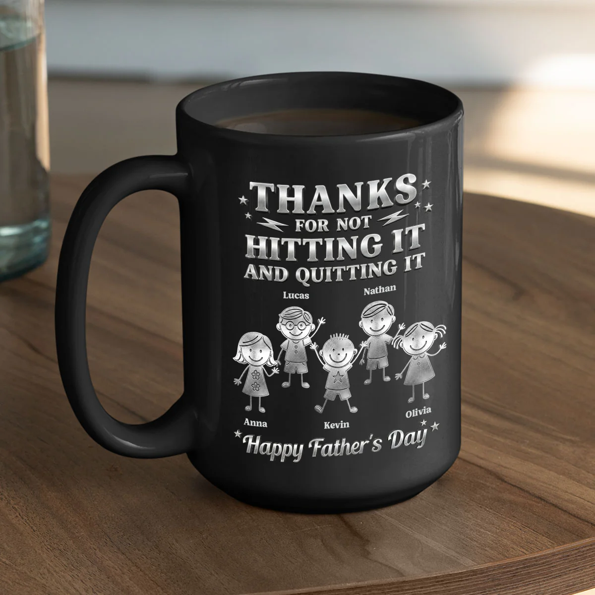 Thanks For Not Quitting It - Personalized Custom 3D Effect Mug - Image 6