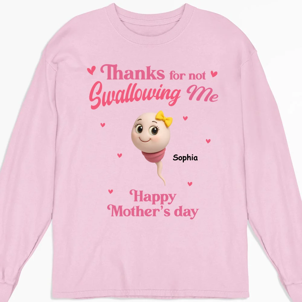 Thanks For Not Swallowing - Personalized Custom Shirt - Image 12