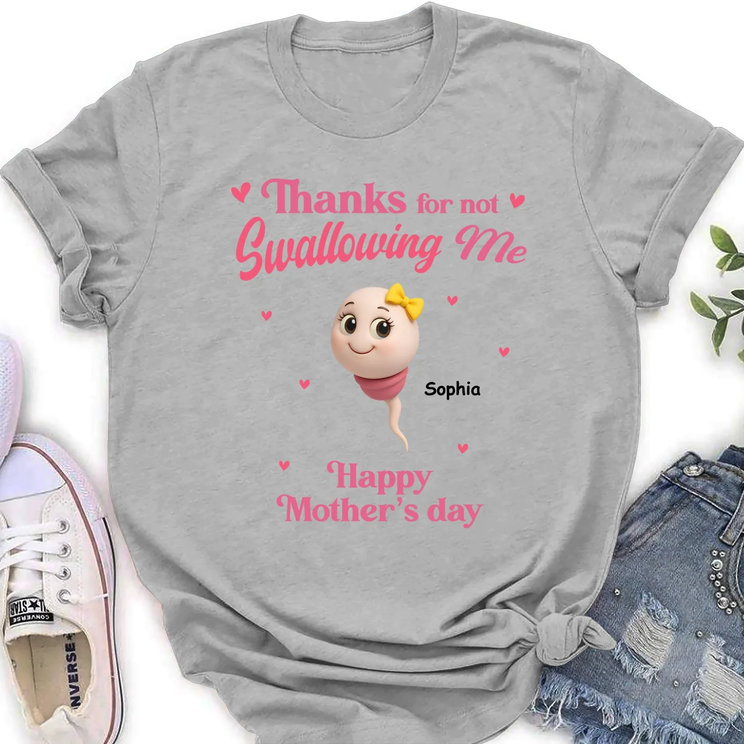 Thanks For Not Swallowing - Personalized Custom Shirt - Image 17