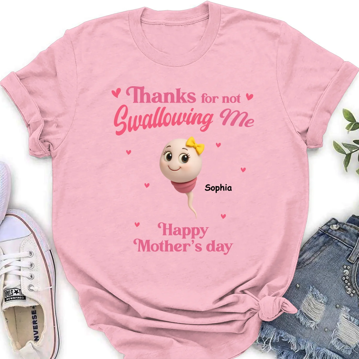 Thanks For Not Swallowing - Personalized Custom Shirt - Image 18