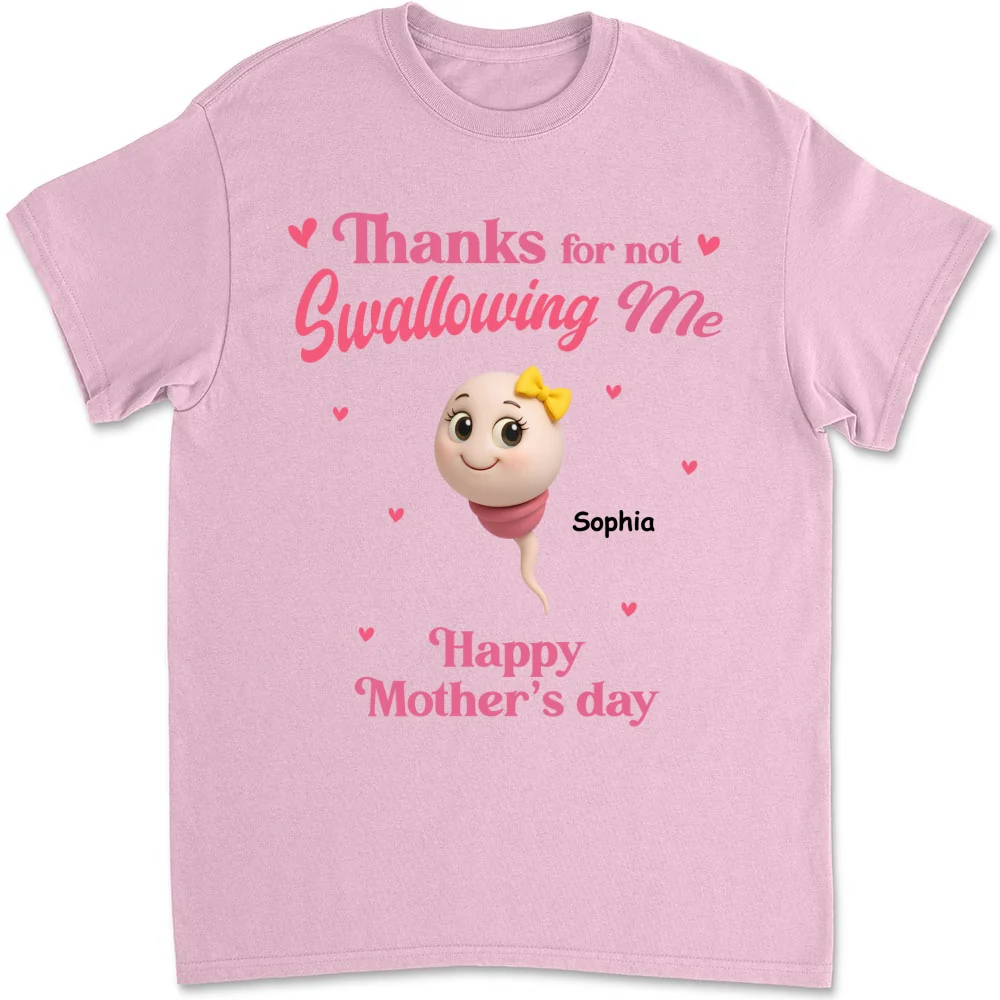 Thanks For Not Swallowing - Personalized Custom Shirt - Image 9