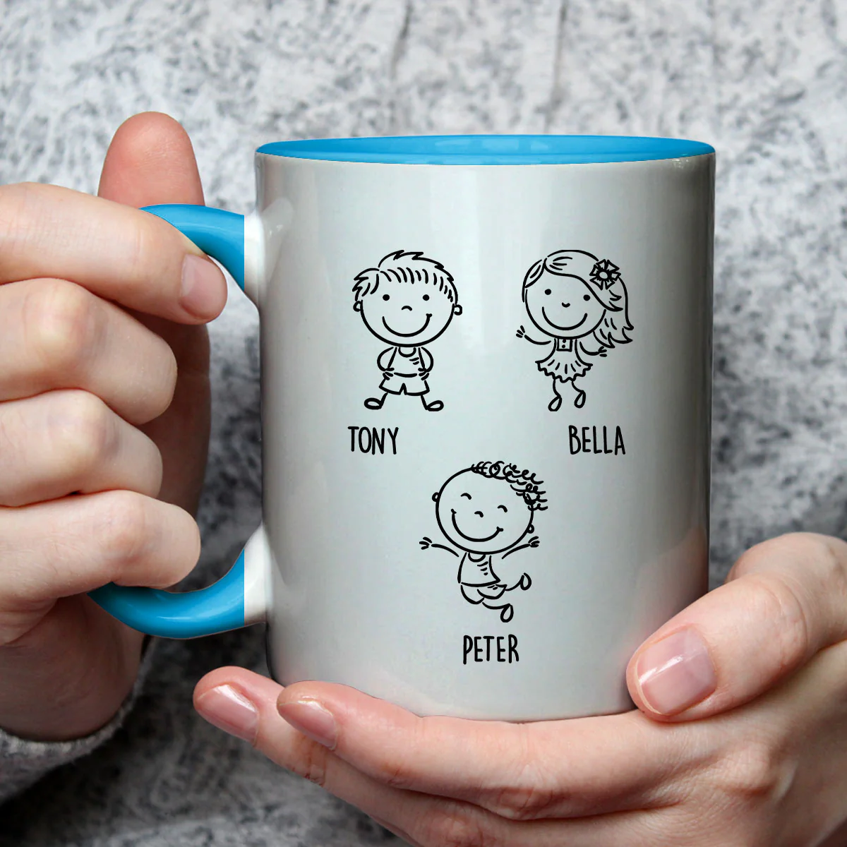 Thanks For Spoiling Us - Personalized Custom Accent Mug - Image 3