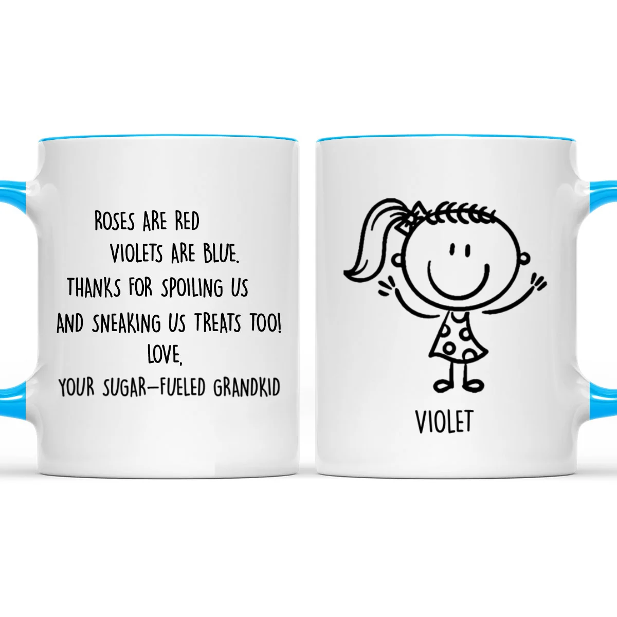 Thanks For Spoiling Us - Personalized Custom Accent Mug - Image 7