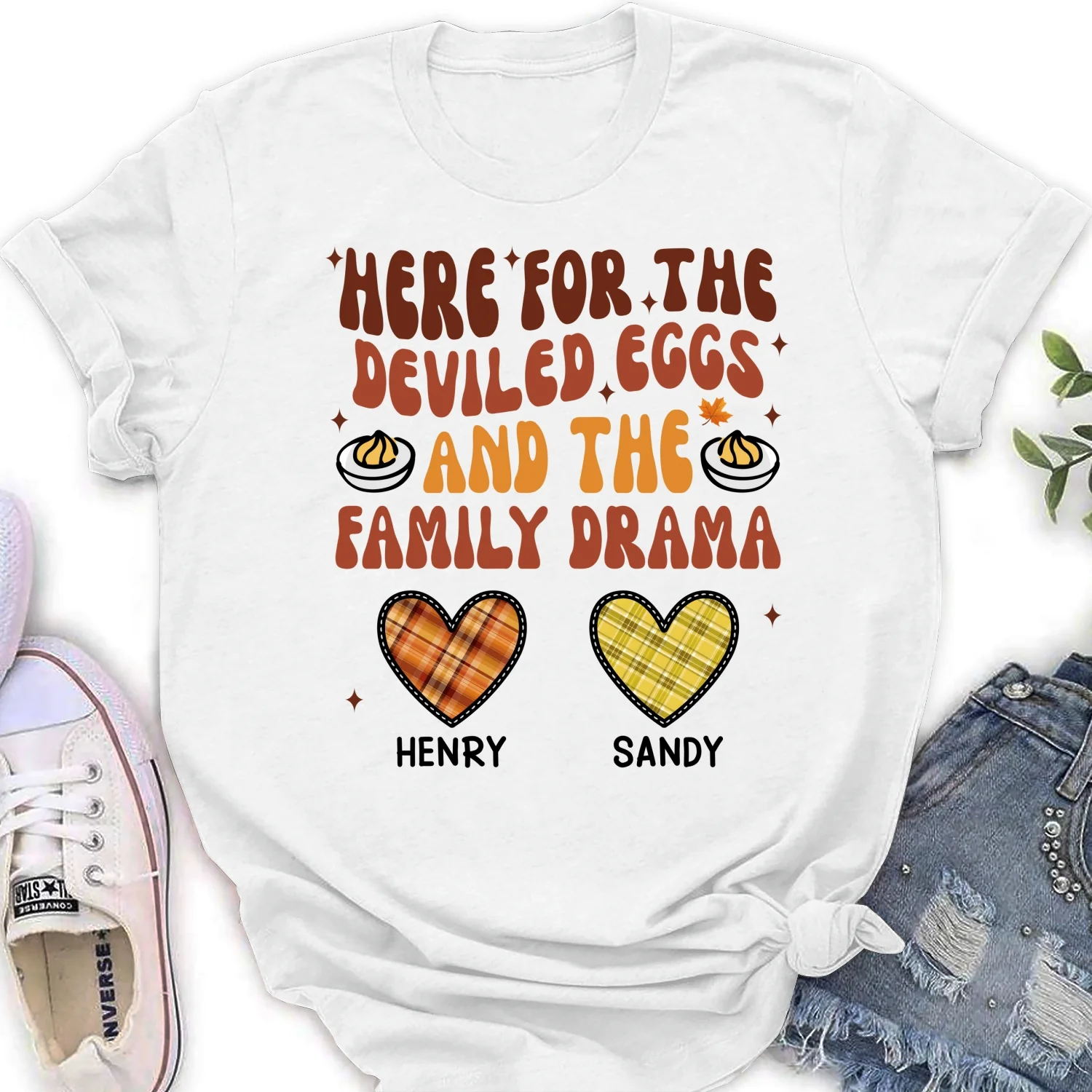 Thanksgiving Family Shirt - Personalized Custom Shirt - Image 16