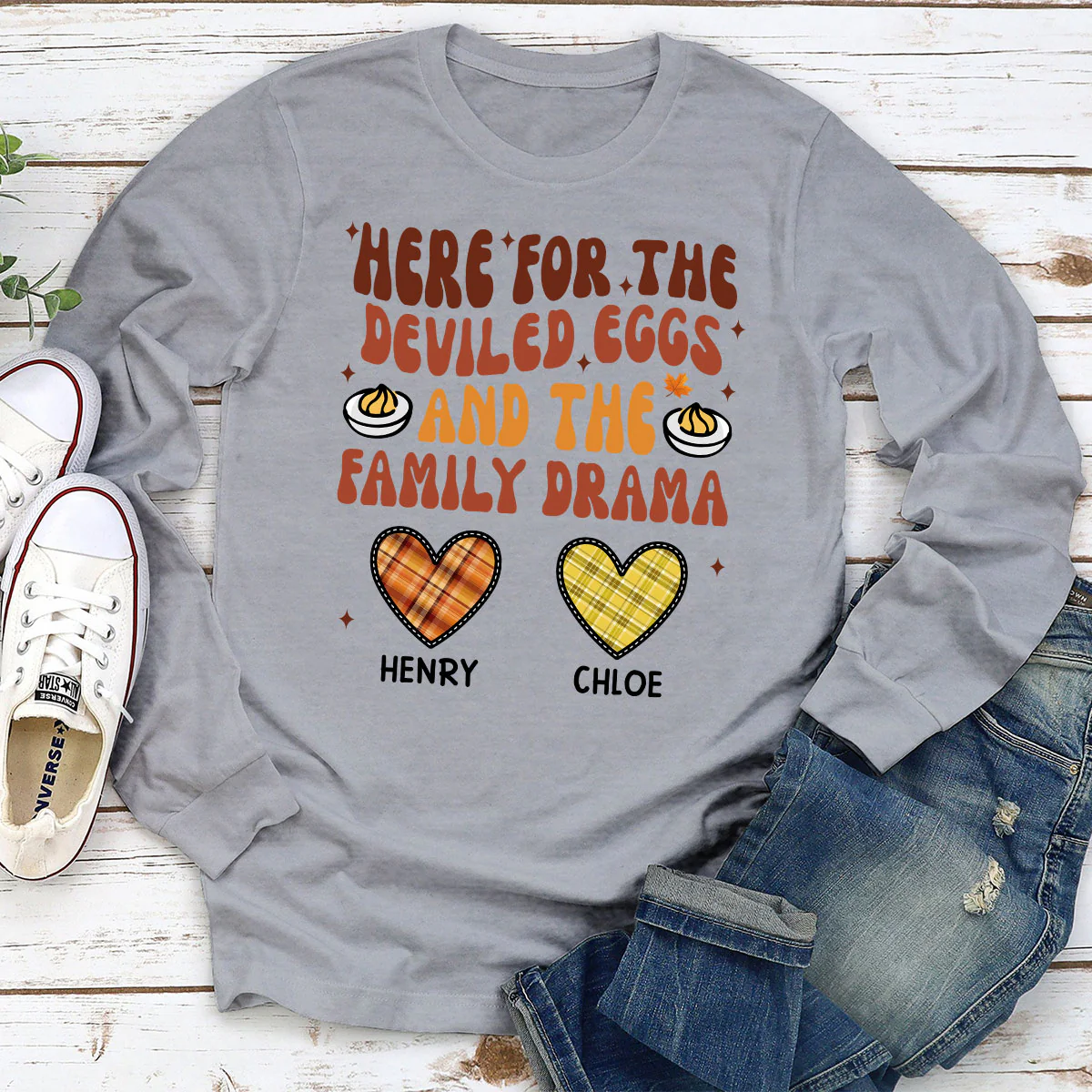 Thanksgiving Family Shirt - Personalized Custom Shirt - Image 2