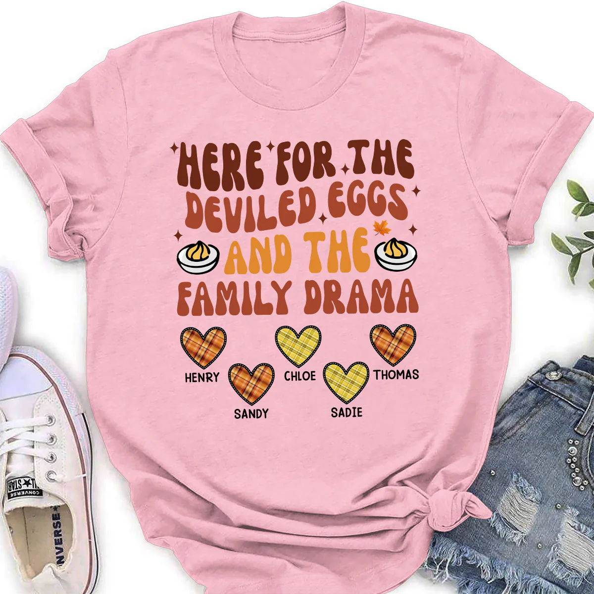 Thanksgiving Family Shirt - Personalized Custom Shirt - Image 5