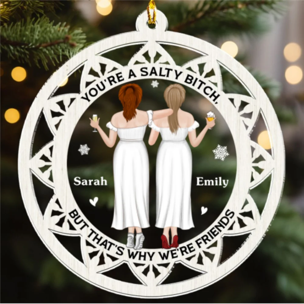 That Is Why We Are Friends - Personalized Custom Acrylic Ornament - Image 4
