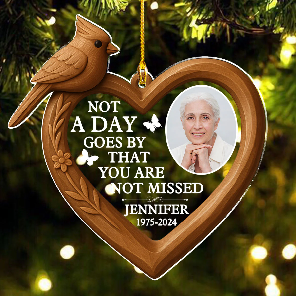 That You Are Not Missed - Personalized Custom Acrylic Ornament - Image 3