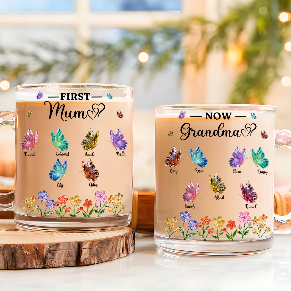 The Beautiful Journey - Personalized Custom Glass Mug  - Image 4