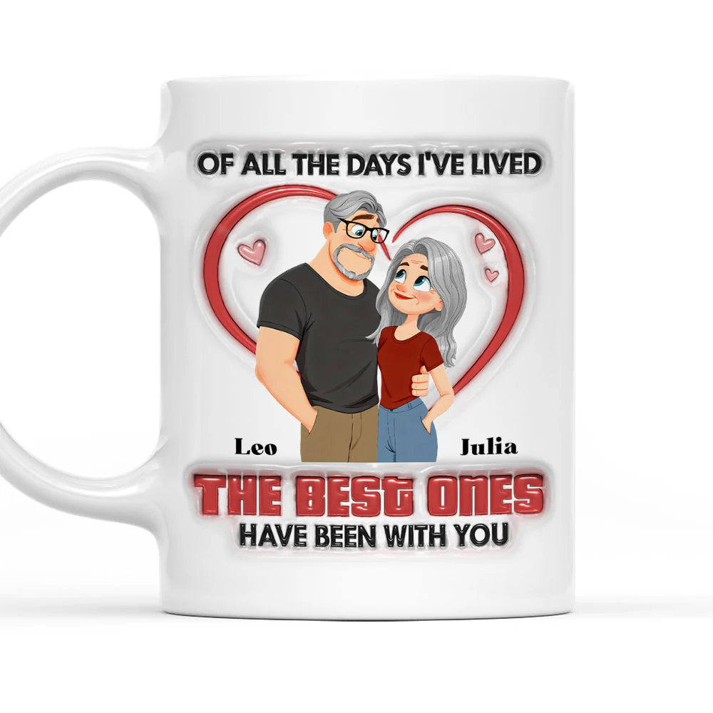 The Best Day - Personalized Custom 3D Inflated Effect Mug