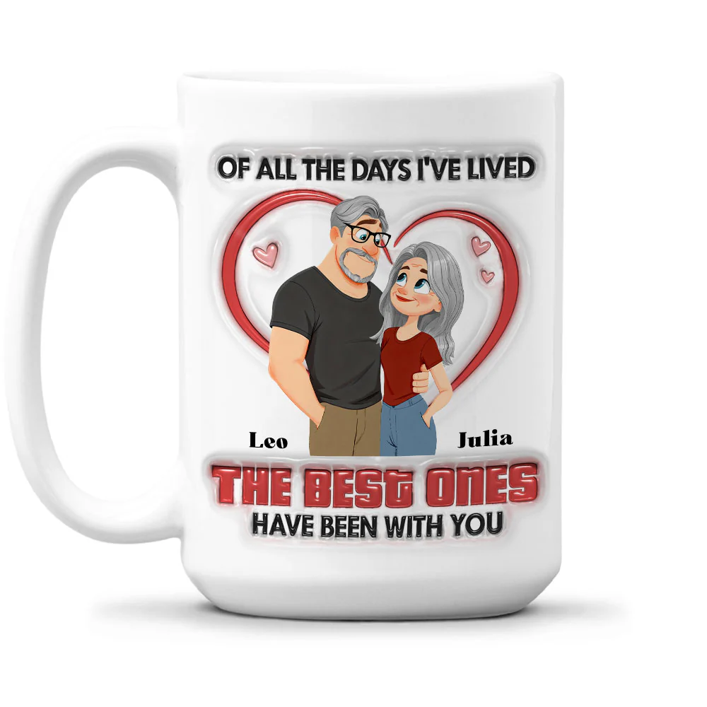 The Best Day - Personalized Custom 3D Inflated Effect Mug - Image 2