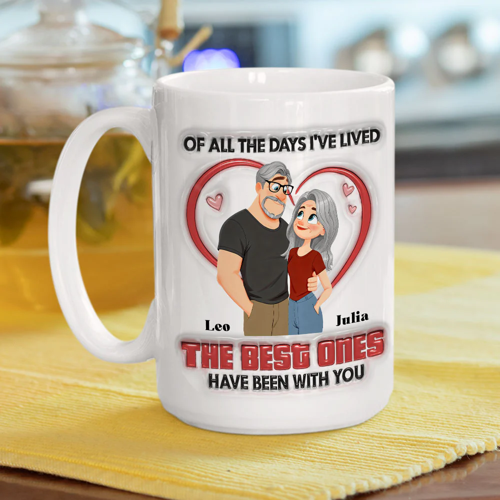 The Best Day - Personalized Custom 3D Inflated Effect Mug - Image 5