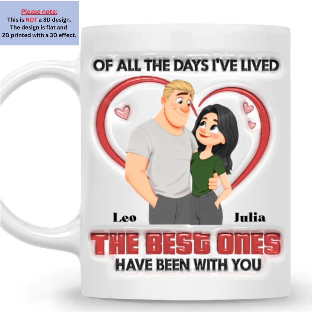 The Best Day - Personalized Custom 3D Inflated Effect Mug - Image 8