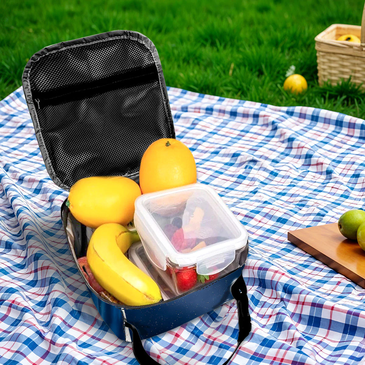 The Best Memories Are Made Camping - Personalized Custom Insulated Lunch Bag - Image 3