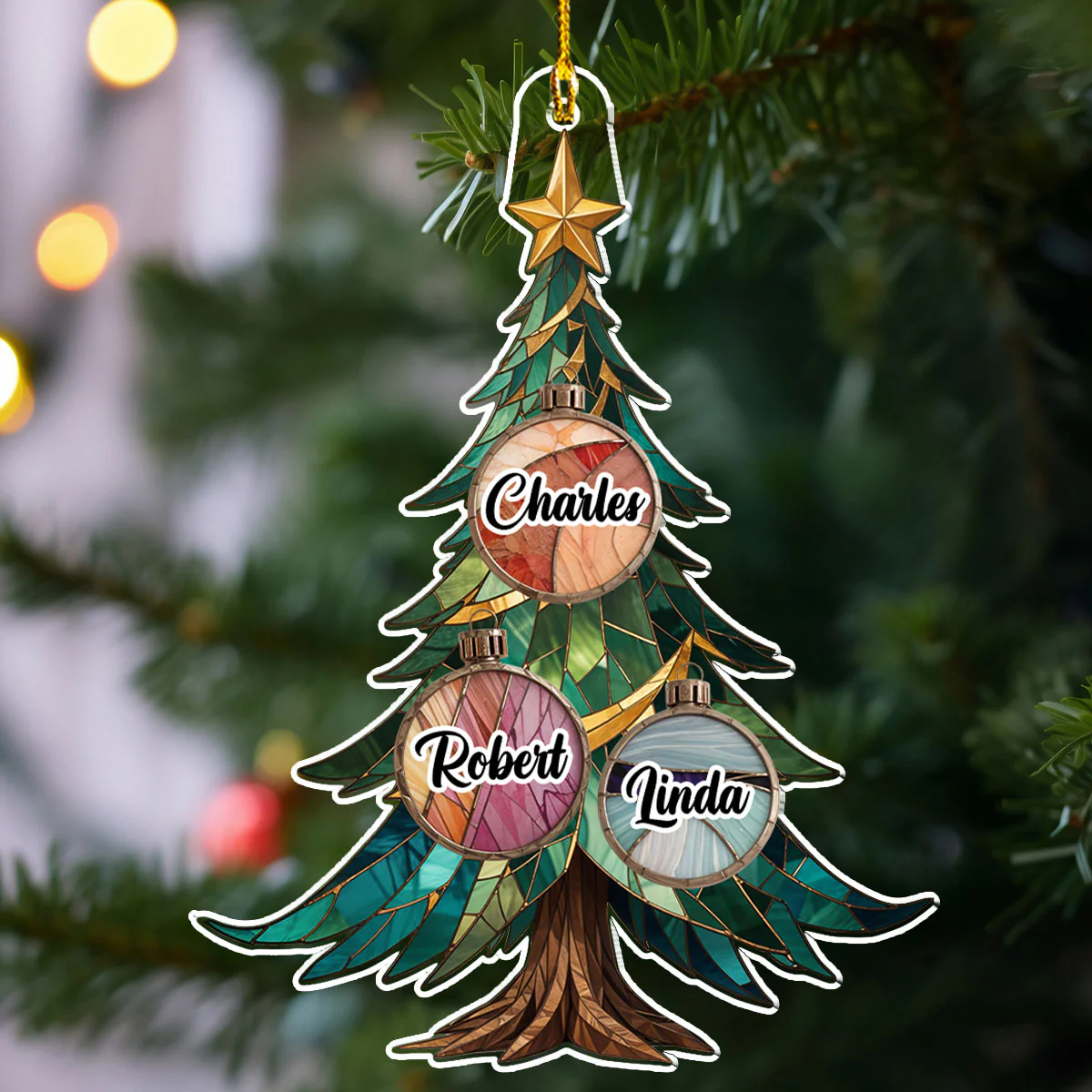 The Best Part Of Christmas - Personalized Custom Acrylic Ornament - Image 4