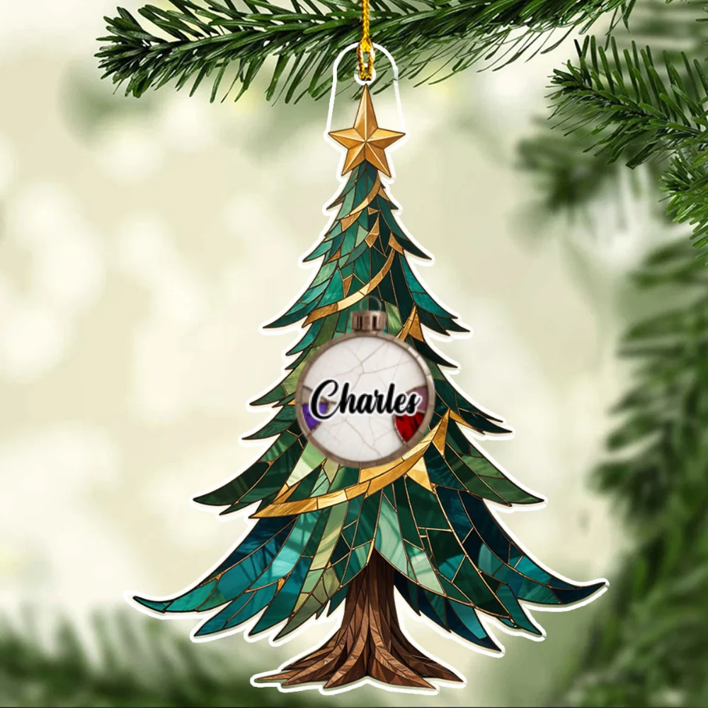The Best Part Of Christmas - Personalized Custom Acrylic Ornament - Image 6