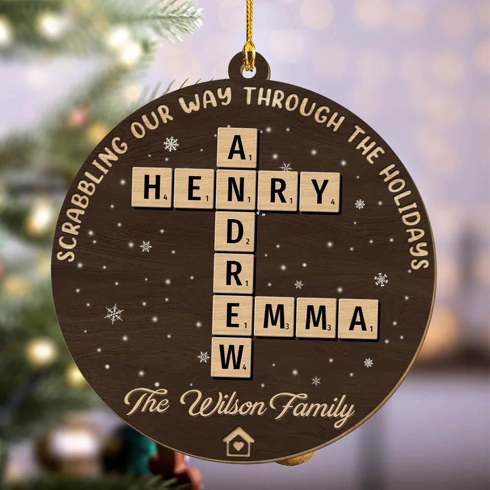 The Best Part Of Christmas - Personalized Custom Wood Ornament - Image 2