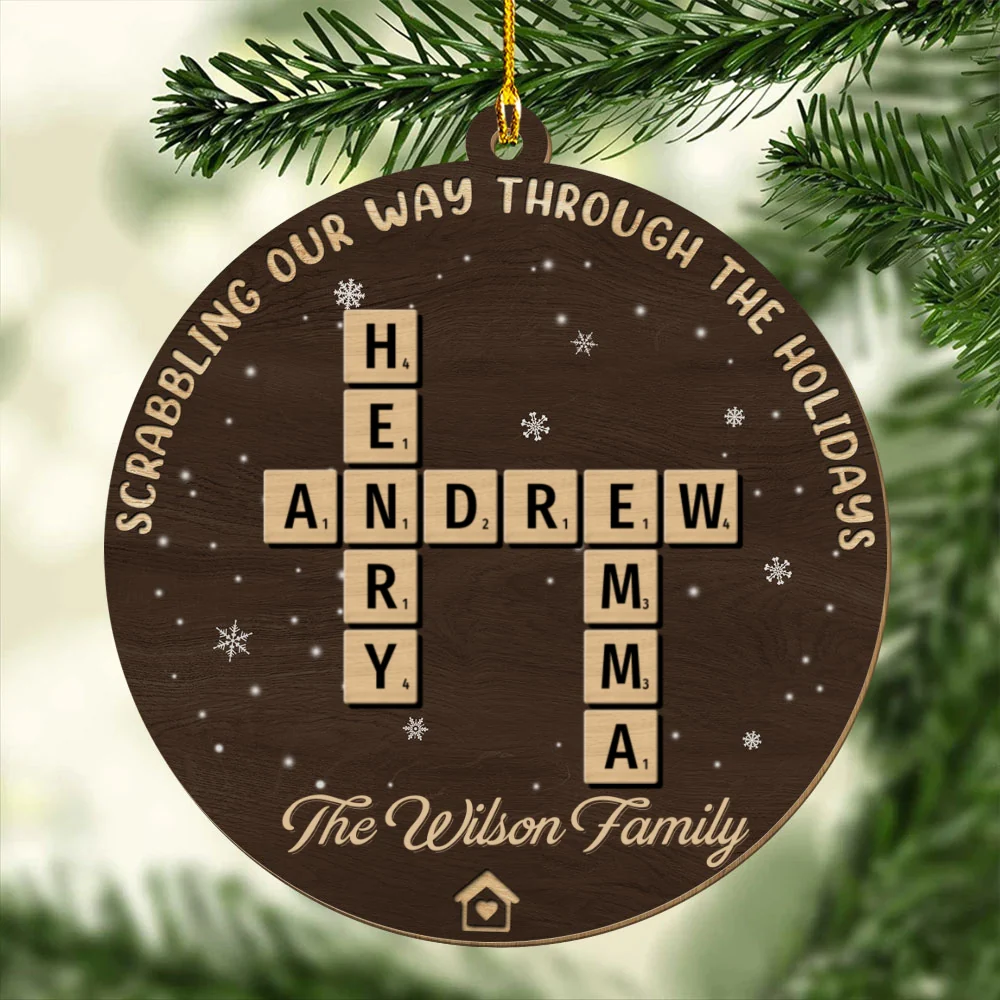 The Best Part Of Christmas - Personalized Custom Wood Ornament - Image 5