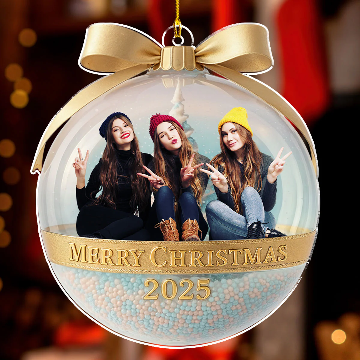 The Best Part Of Life - Personalized Custom Acrylic Ornament - Image 2
