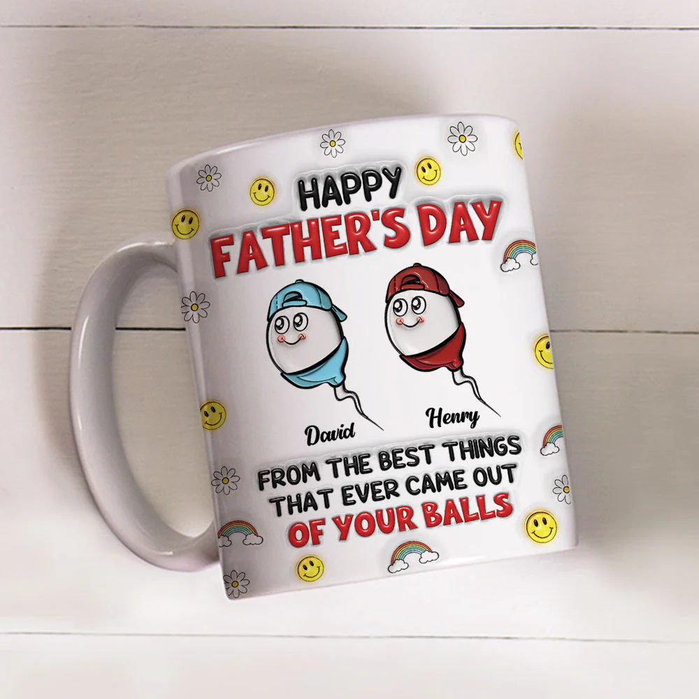 The Best Thing Came Out - Personalized Custom 3D Inflated Effect Mug - Image 2